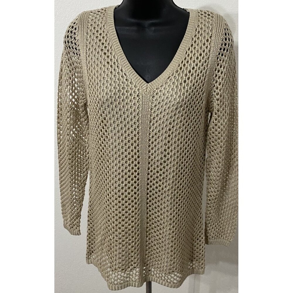 Croft & Barrow Womens Size XS Sweater Open Stitch NWT Lined